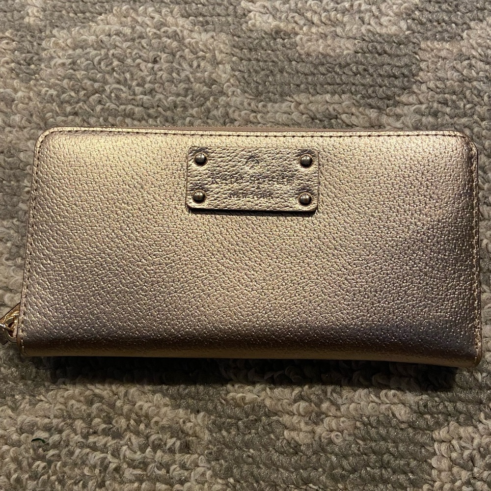 Kate Spade Gold Wallet